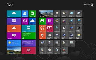 Меню Пуск в Windows 8